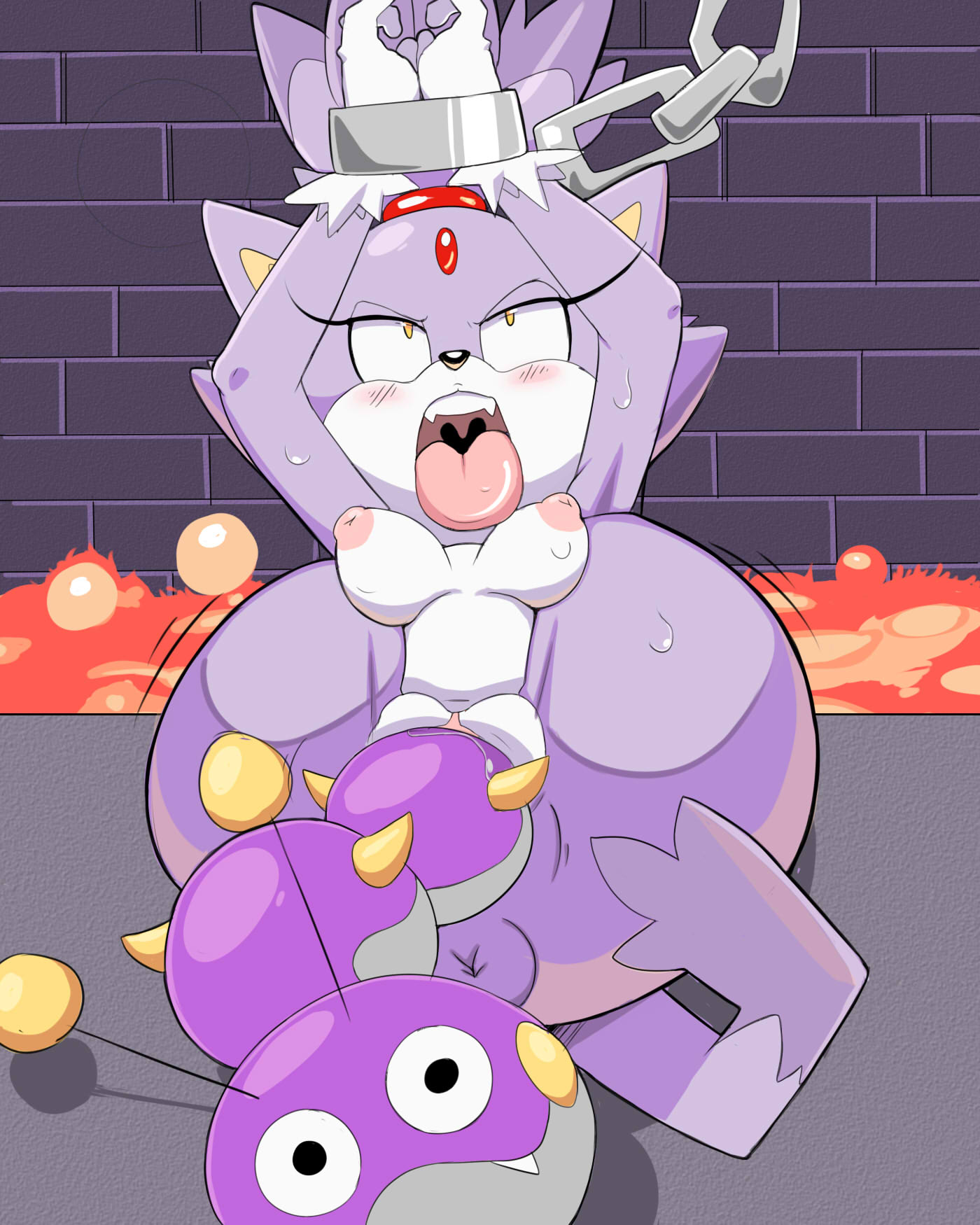 Rule34 – If it exists, there is porn of it / cloudz, blaze the cat, caterkiller / 428311