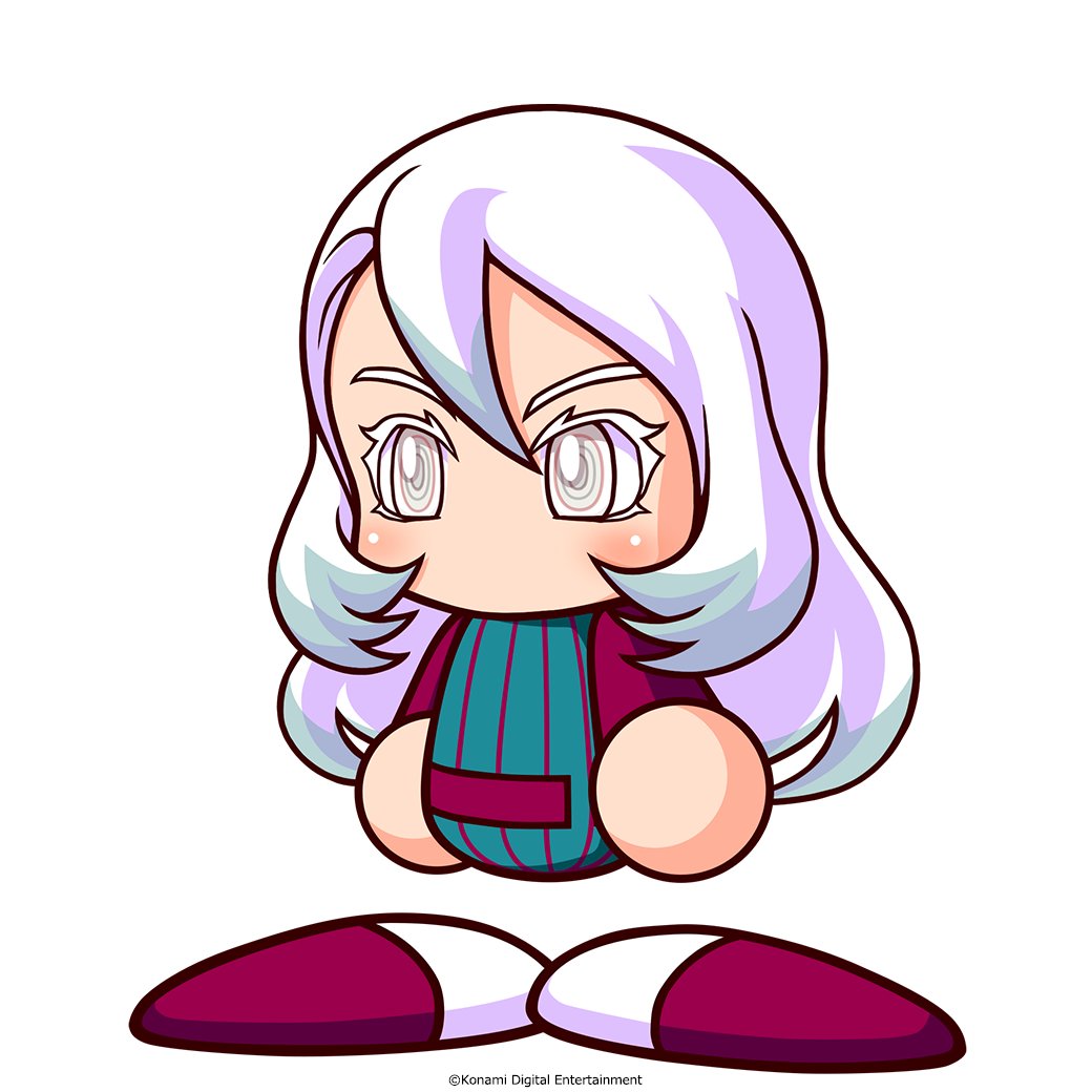 jikkyou powerful pro yakyuu, power pro appli, artist request, commentary request, official art, 1girl, aqua hair, baseball uniform, belt, blue shirt, blue shoes, colored eyelashes, copyright notice, hair between eyes, jikkyou powerful pro yakyuu (style), kirisaki reiri, long hair, multicolored hair, multicolored shirt, no mouth, rayman limbs, red belt, red shirt, red shoes, ringed eyes, shirt, shoes, solo, sportswear, striped clothes, striped shirt, white background, white eyes, white hair