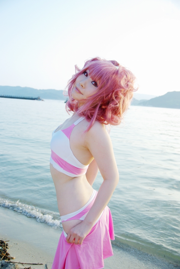 tatsuki, anya alstreim, code geass, photo (medium), cosplay, destiny doll, pink hair