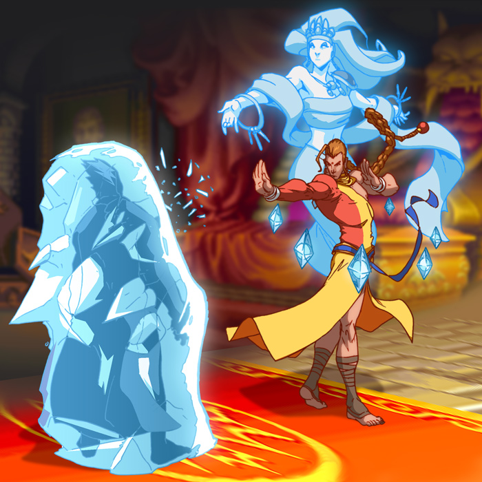 demitri maximoff, donovan baine, capcom, darkstalkers, attack, ice