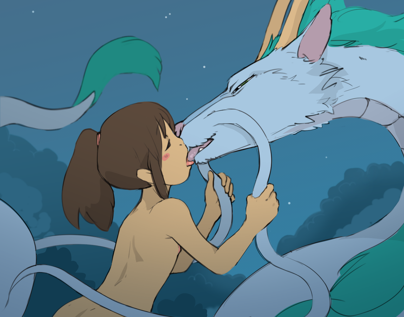 Rule34 – If it exists, there is porn of it / chihiro ogino, haku (spirited away), ogino chihiro / 429139