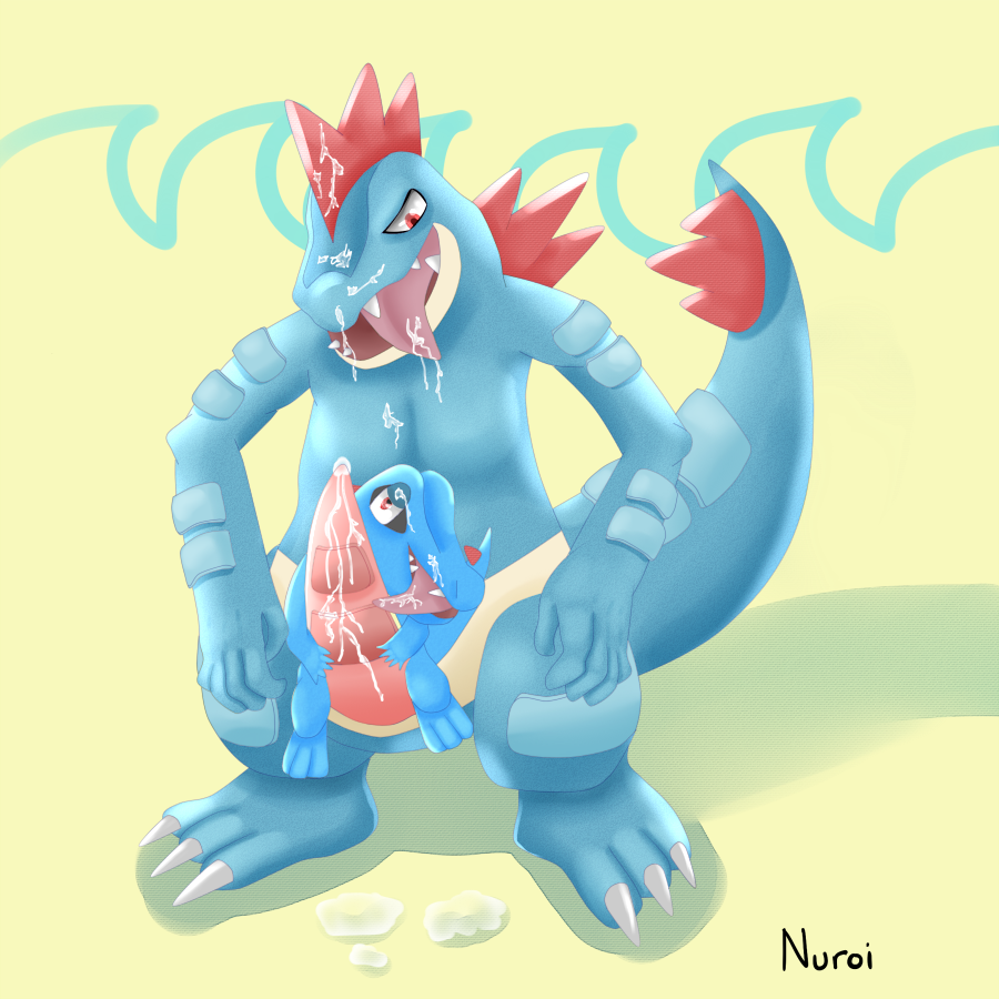 Rule34 – If it exists, there is porn of it / nuroi, feraligatr, totodile / 429436