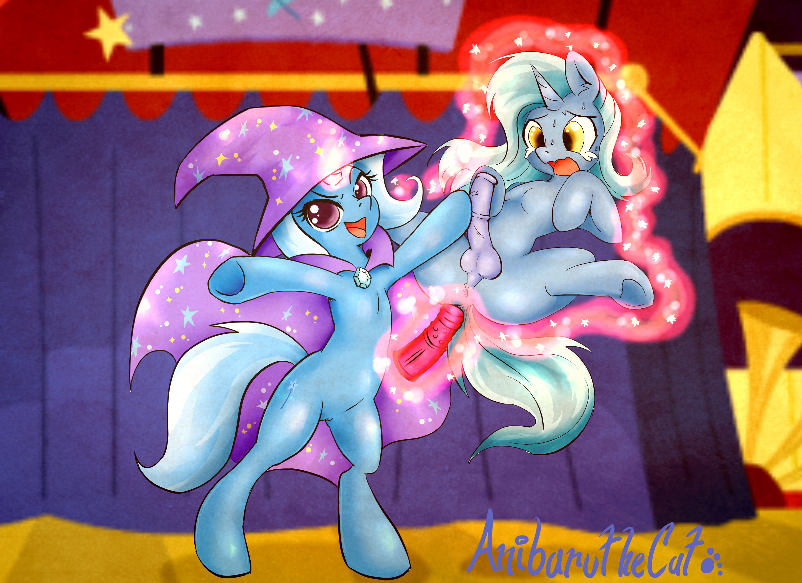 Rule34 – If it exists, there is porn of it / anibaruthecat, trixie (mlp) / 429893