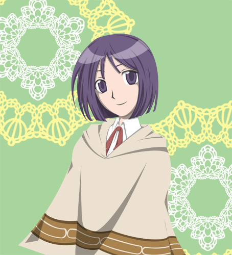 ryuusenkei, isara gunther, senjou no valkyria (series), senjou no valkyria 1, bad id, lowres, 00s, blue eyes, blue hair, darcsen, shawl, short hair