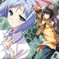 renn mizusaka, toru soma, baldr force, lowres, 00s, 1boy, 1girl