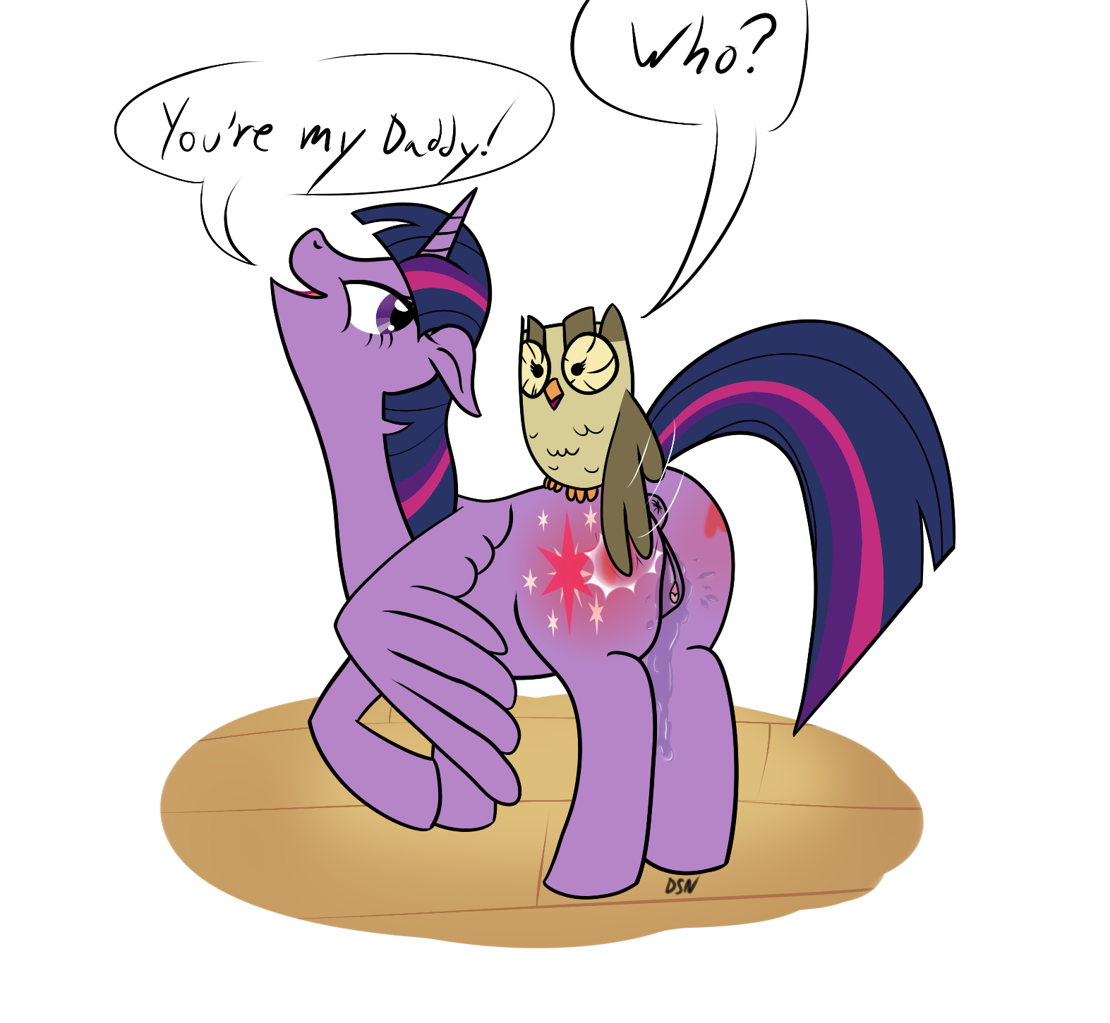 Rule34 – If it exists, there is porn of it / dsninja, owlowiscious (mlp), twilight sparkle (mlp) / 432234