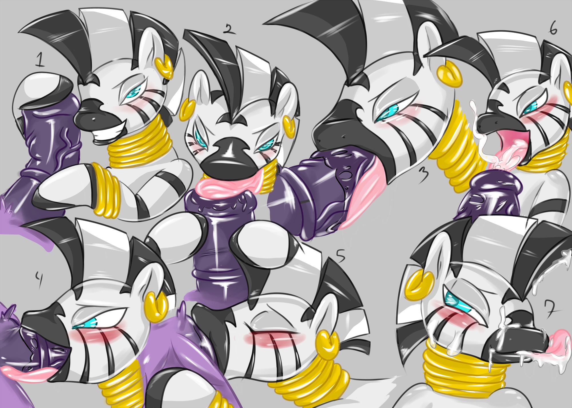 Rule34 – If it exists, there is porn of it / saurian (artist), zecora (mlp) / 432347