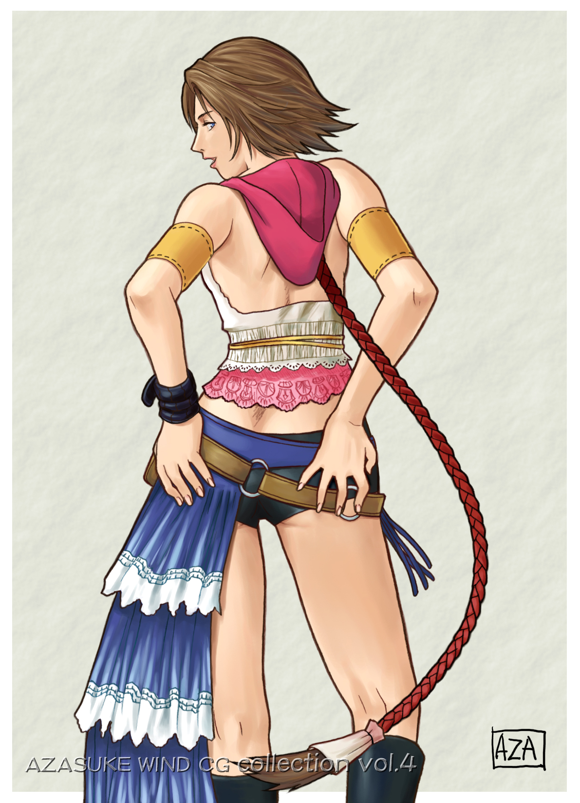 azasuke, yuna, final fantasy, final fantasy x, final fantasy x-2, highres, 00s