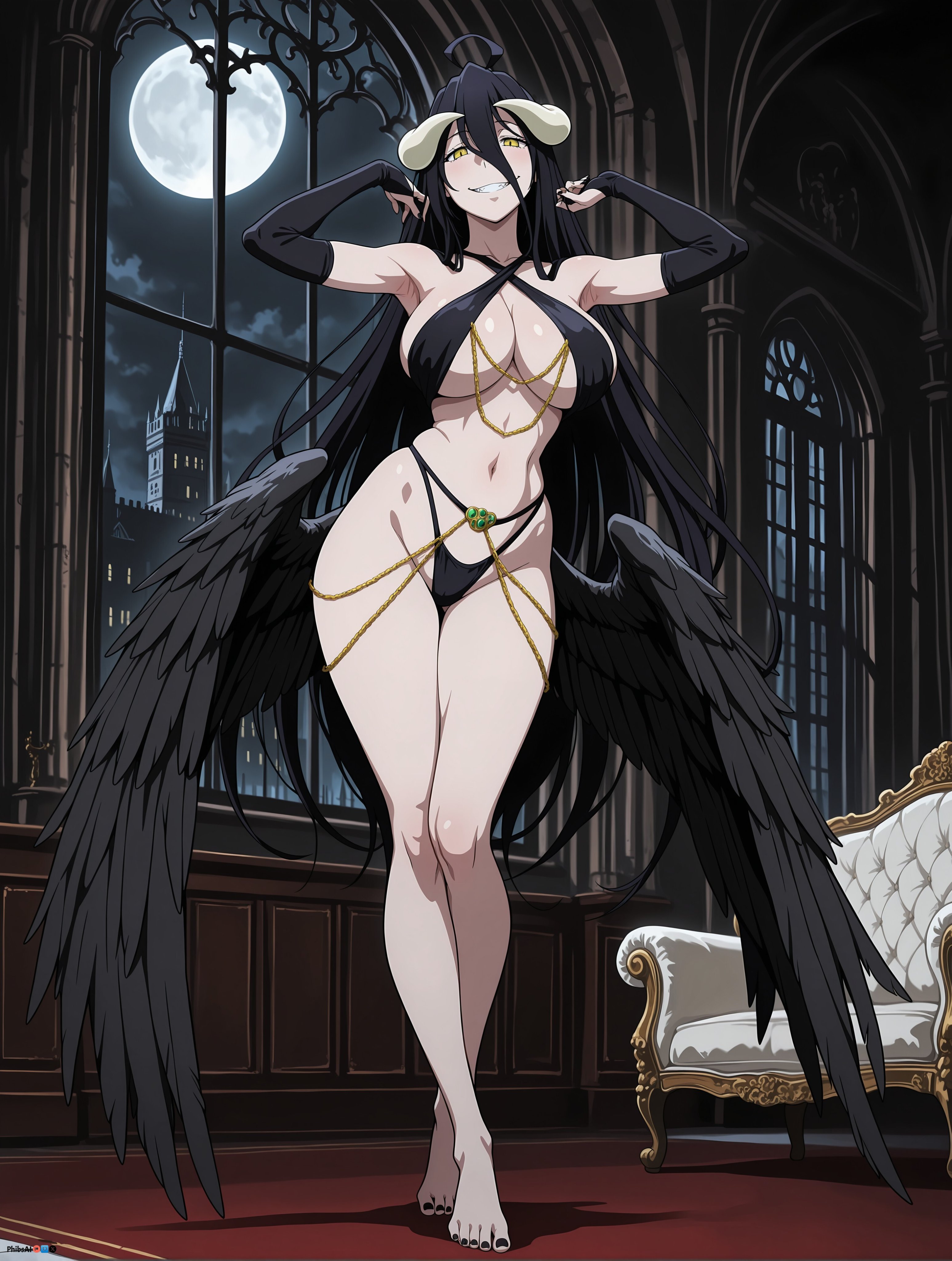 Rule34 – If it exists, there is porn of it / albedo (overlord) / 8757774