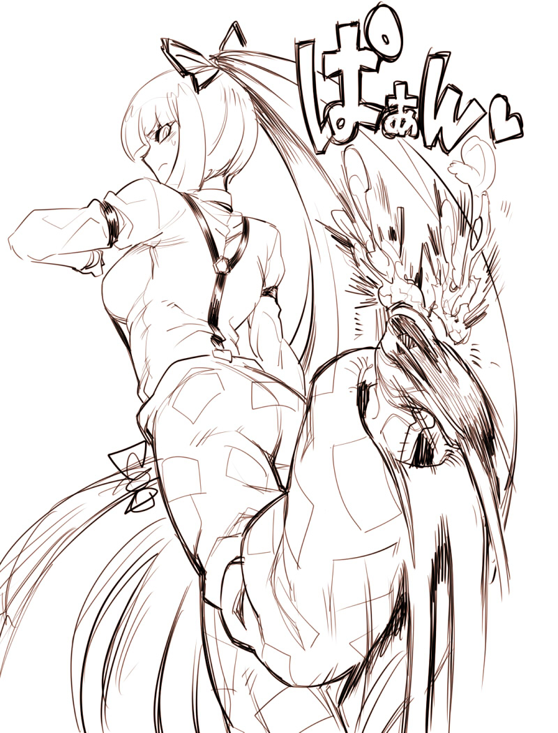 Rule34 – If it exists, there is porn of it / space jin, fujiwara no mokou / 433281