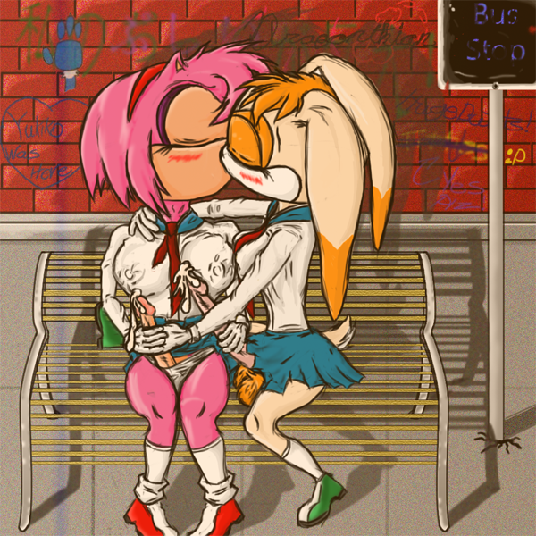 Rule34 – If it exists, there is porn of it / unknown artist, amy rose, cream the rabbit / 433617