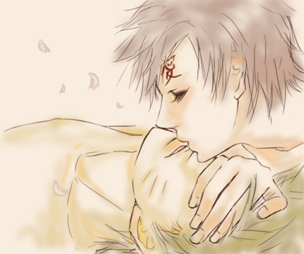 gaara (naruto), uzumaki naruto, naruto (classic), naruto (series), artist request, lowres, 2boys, kiss, male focus, multiple boys, yaoi