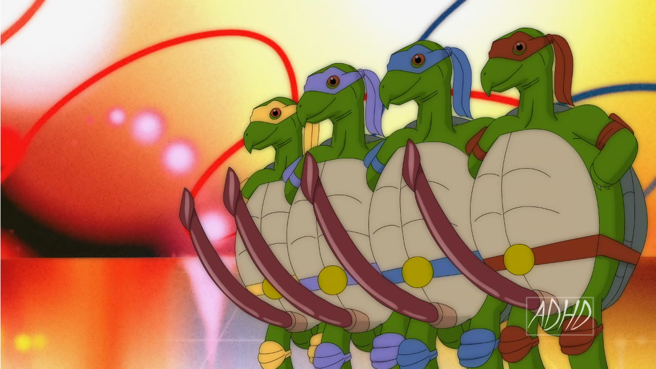 Rule34 – If it exists, there is porn of it / adhd, donatello, leonardo, michelangelo, raphael / 434469