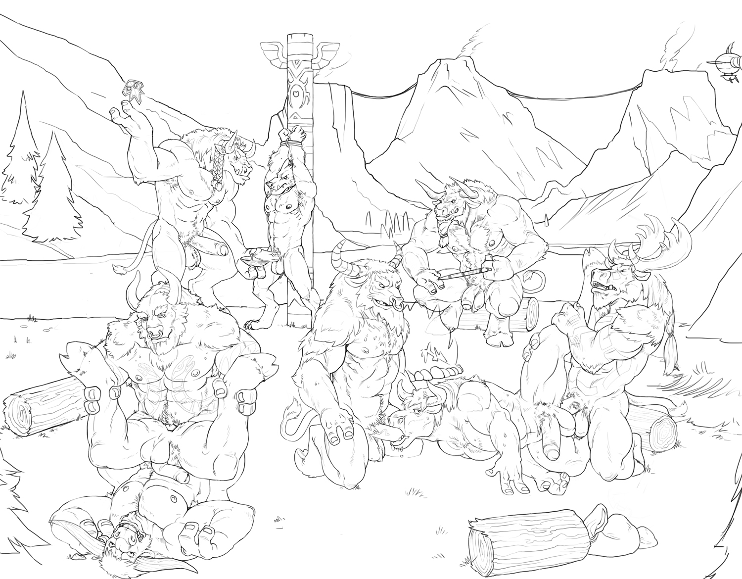 Rule34 – If it exists, there is porn of it / badcoyote, tauren, worgen / 434900