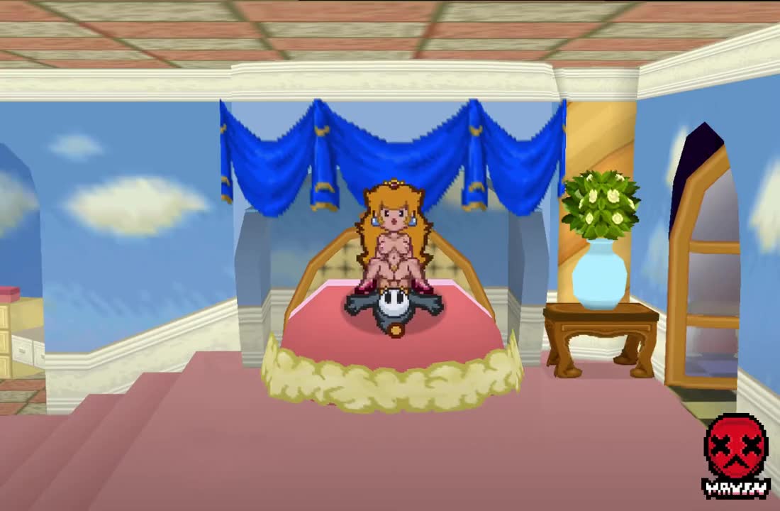 Rule34 – If it exists, there is porn of it / mayin, oc, original character, paper peach, princess peach, shy guy / 8801438