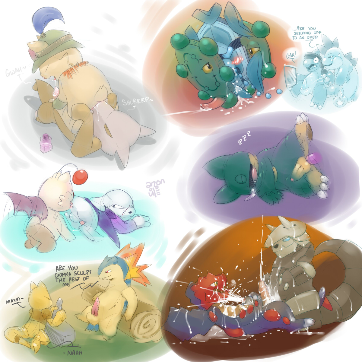 Rule34 – If it exists, there is porn of it / argon vile, abra, aggron, bronzor, charmeleon, croconaw, cryogonal, druddigon, marowak, mimiga, moogle, munchlax, teemo, typhlosion / 435180