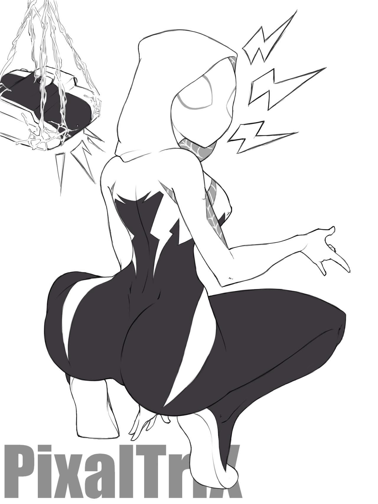 Rule34 – If it exists, there is porn of it / pixaltrix, gwen stacy, spider-gwen / 435354