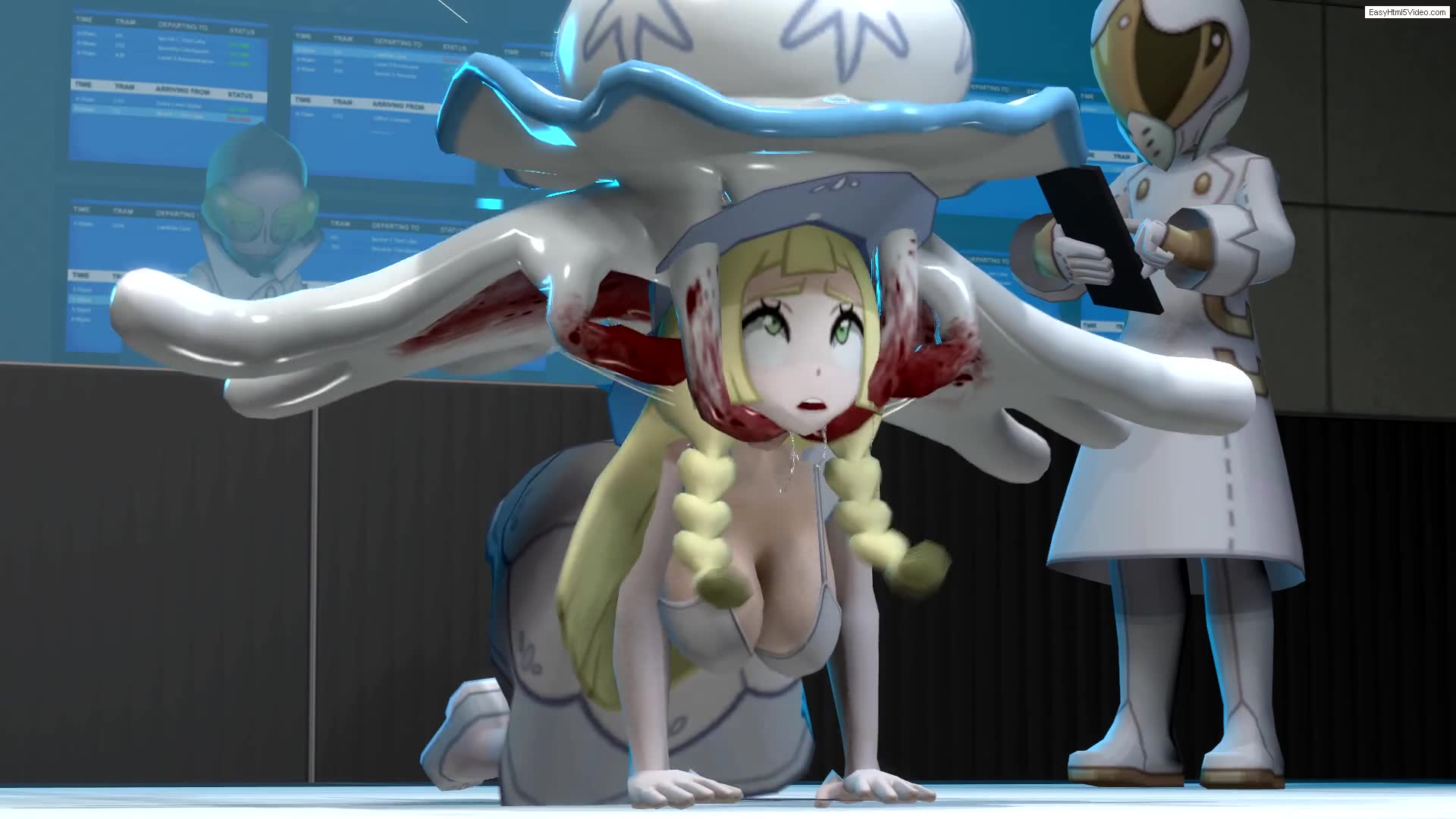 Rule34 – If it exists, there is porn of it / gurochanop, aether foundation employee, lillie (pokemon), lusamine (pokemon), nihilego, pokemon (species) / 8810667