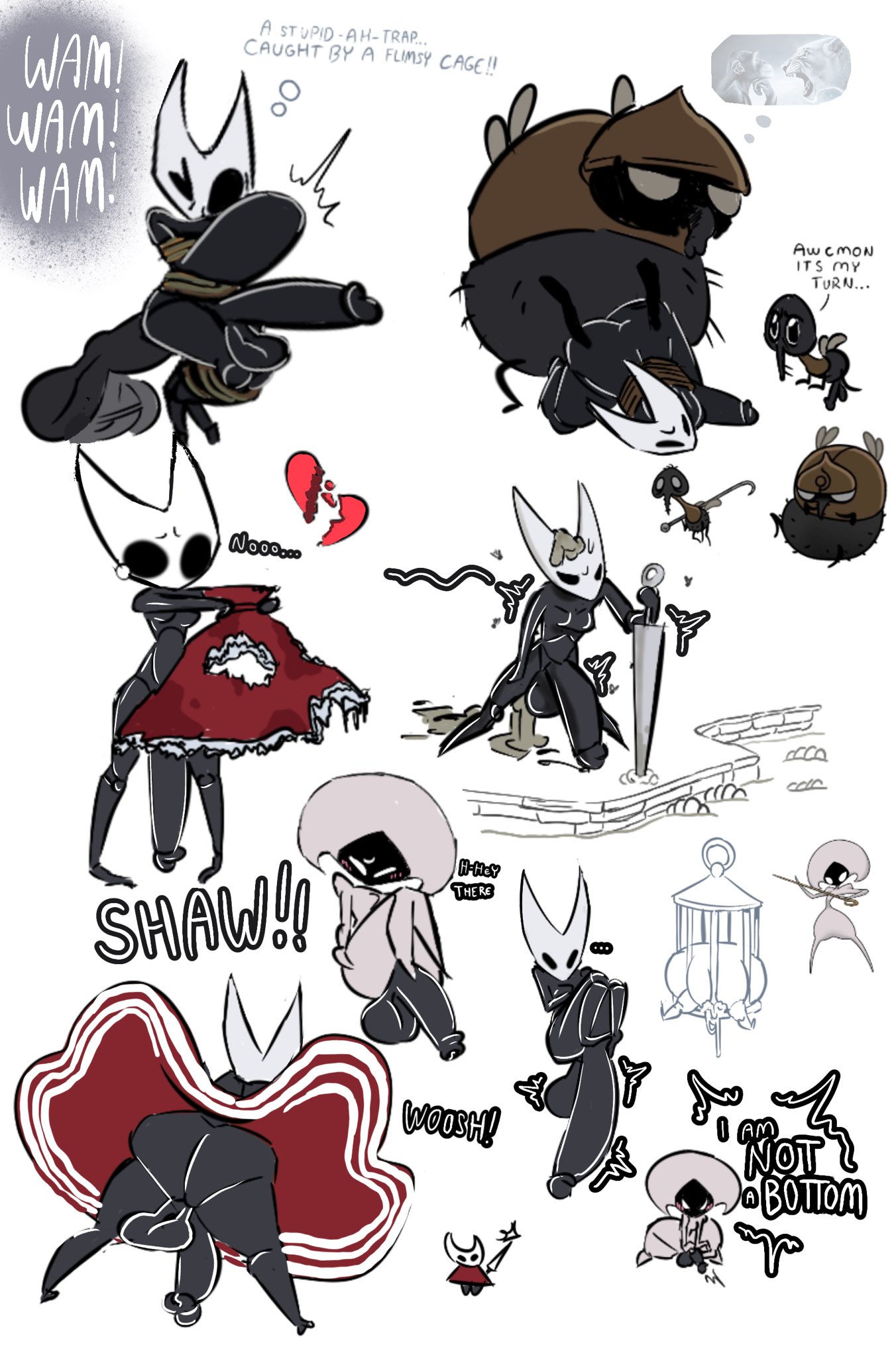 Rule34 – If it exists, there is porn of it / hornet (hollow knight), lace (hollow knight) / 8811838