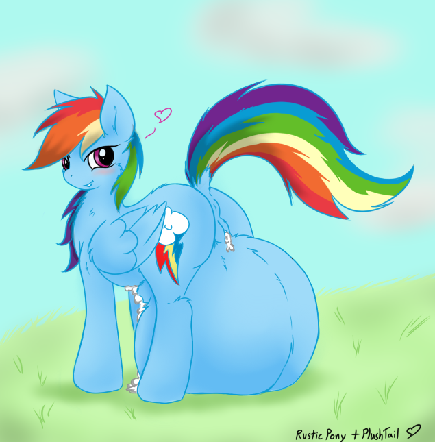 Rule34 – If it exists, there is porn of it / plushtail, rusticpony, rainbow dash (mlp) / 435879