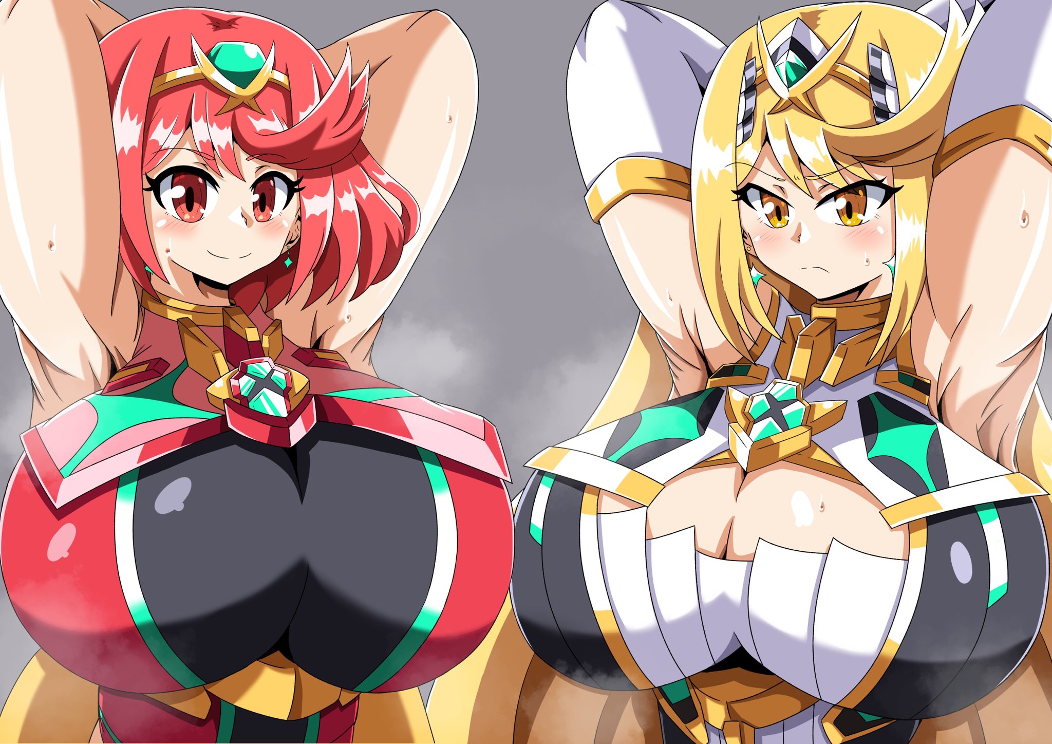 Rule34 – If it exists, there is porn of it / mythra, pyra / 8812924