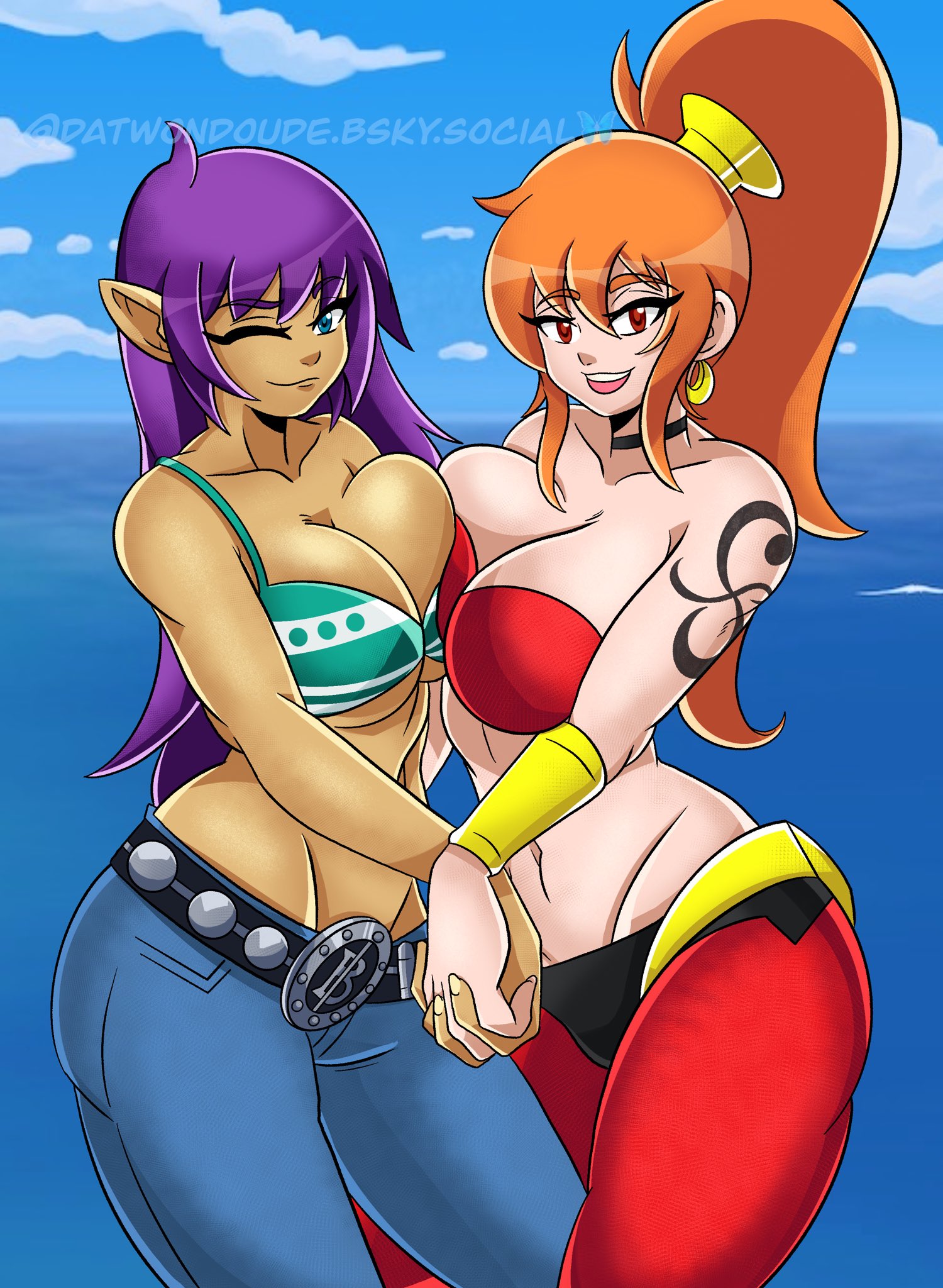 Rule34 – If it exists, there is porn of it / nami (one piece), shantae (character), shantae (cosplay) / 8816220