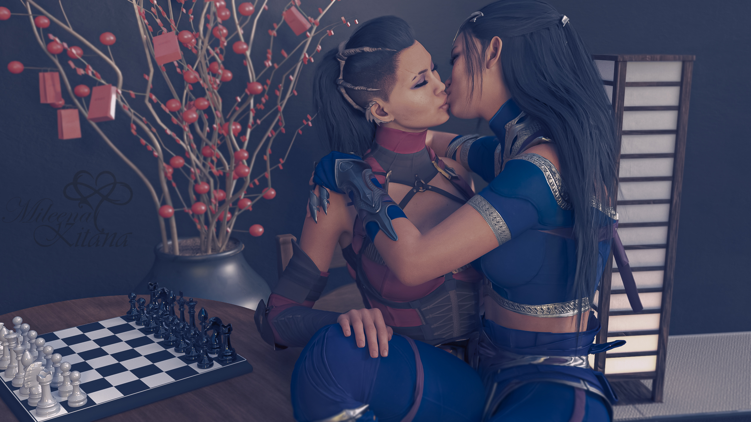 Rule34 – If it exists, there is porn of it / kitana, mileena / 8819987