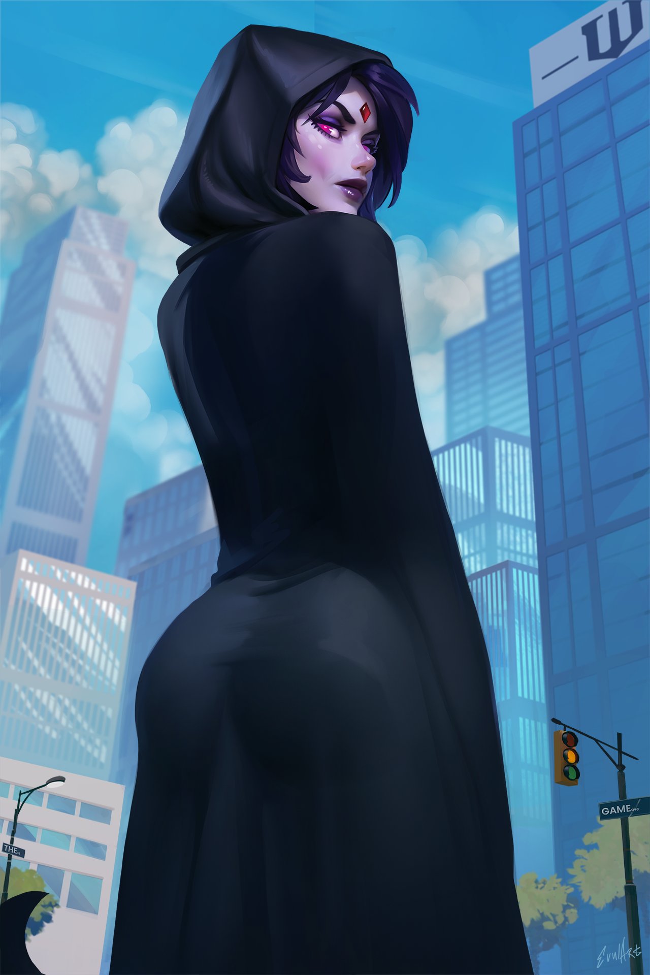 Rule34 – If it exists, there is porn of it / rachel roth, raven (dc) / 8822141