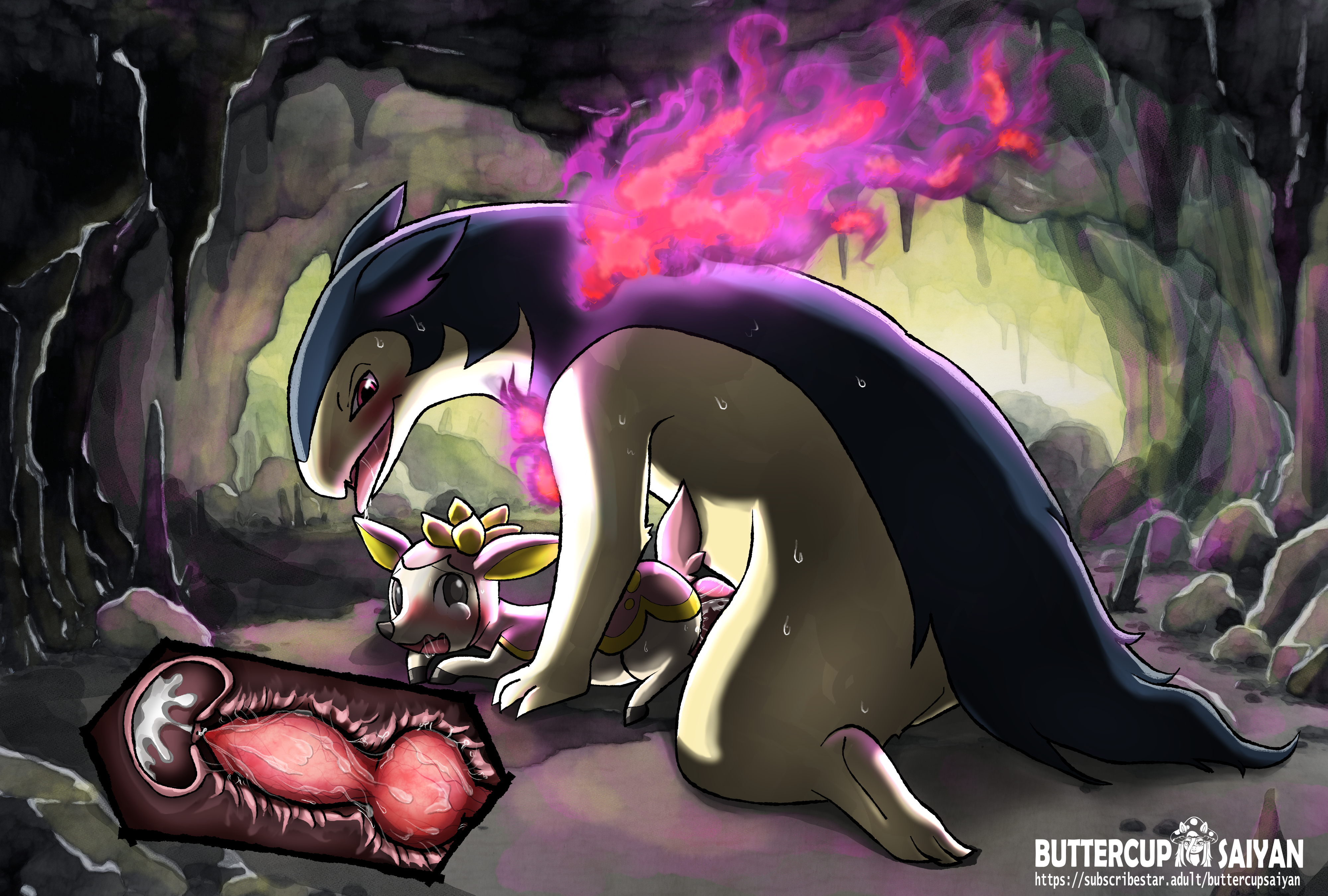 Rule34 – If it exists, there is porn of it / buttercup saiyan, deerling, pokemon (species), typhlosion / 8825643