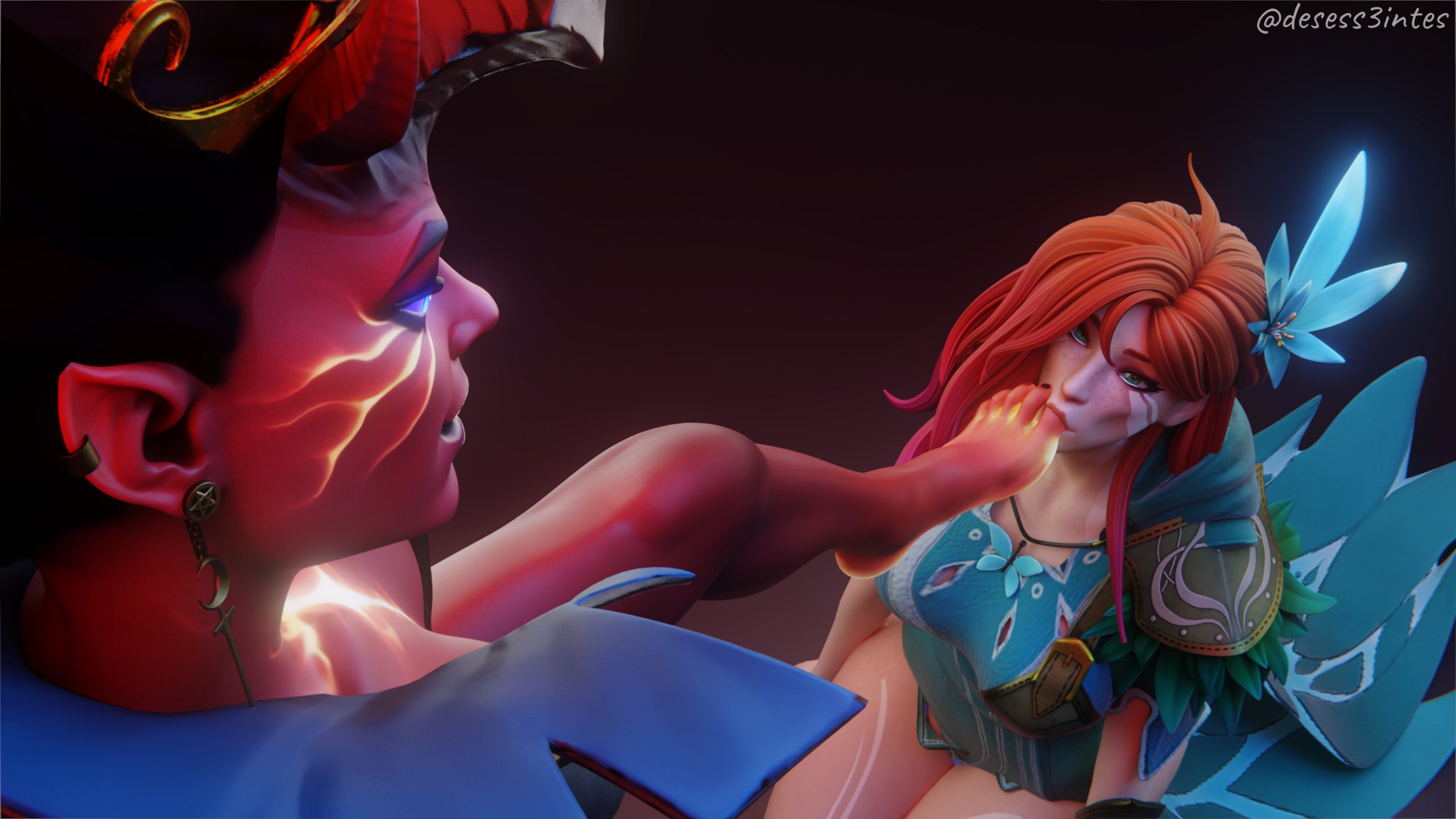 Rule34 – If it exists, there is porn of it / queen of pain, windranger / 8828482