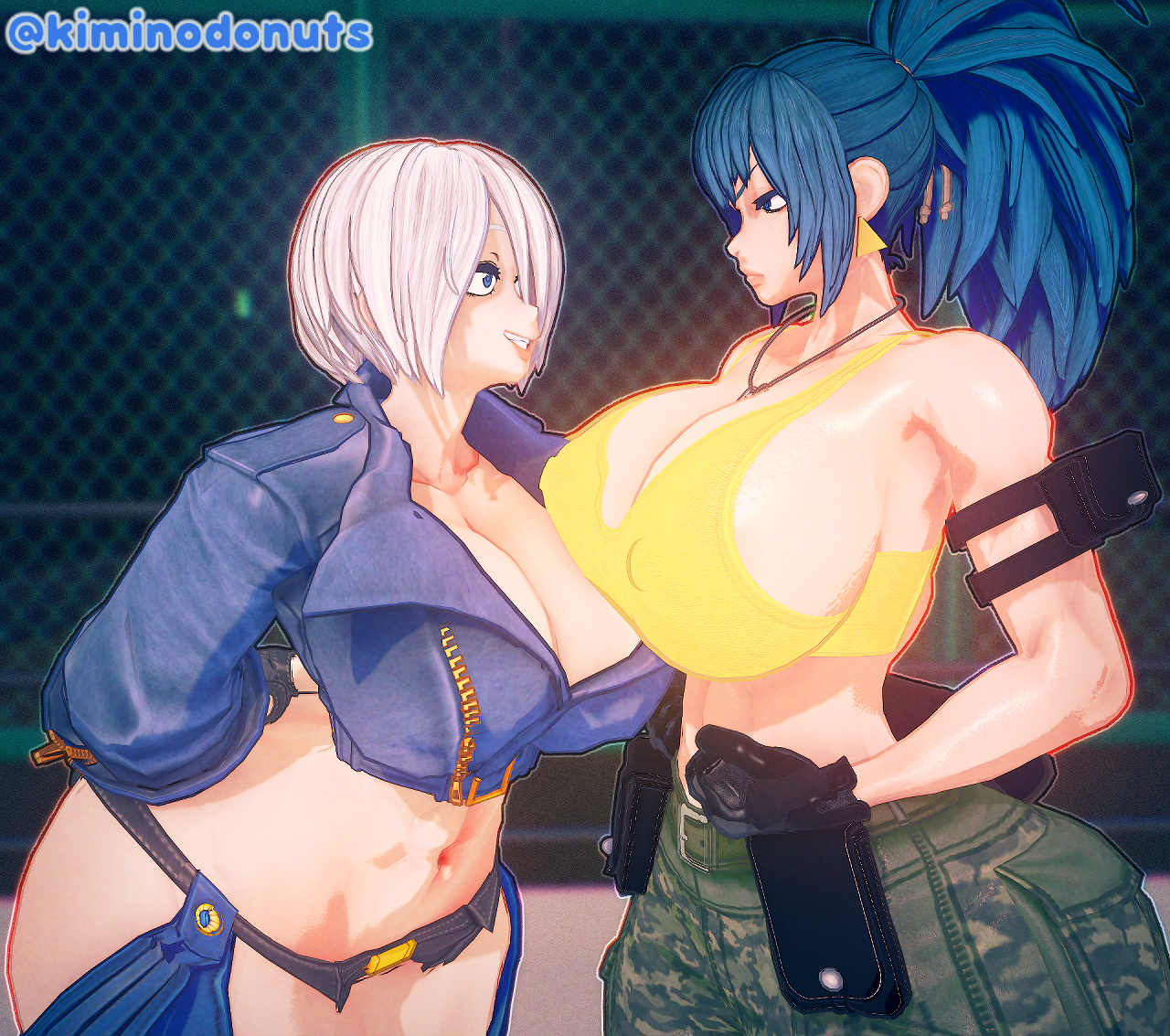 Rule34 – If it exists, there is porn of it / angel (kof), leona heidern / 8830629