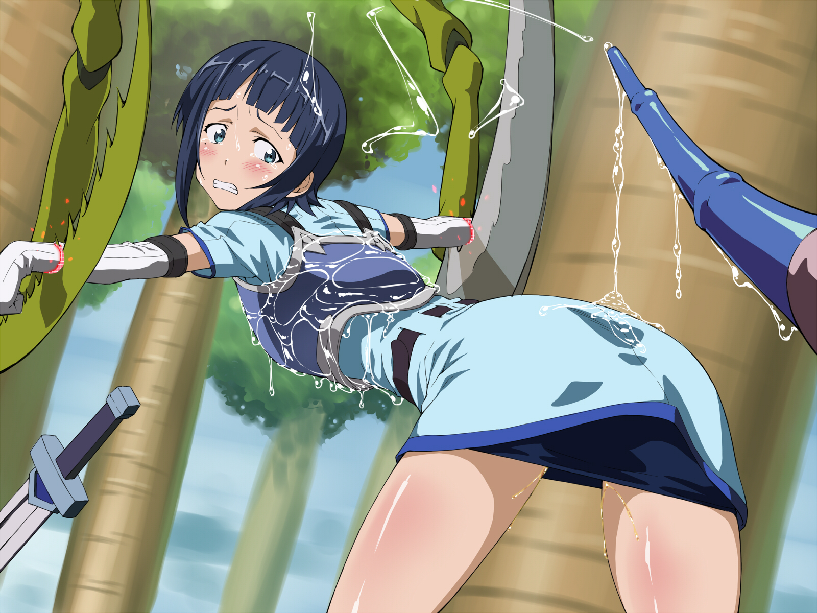 Rule34 – If it exists, there is porn of it / uguisu (happy turn), killer mantis, sachi (sao) / 437970