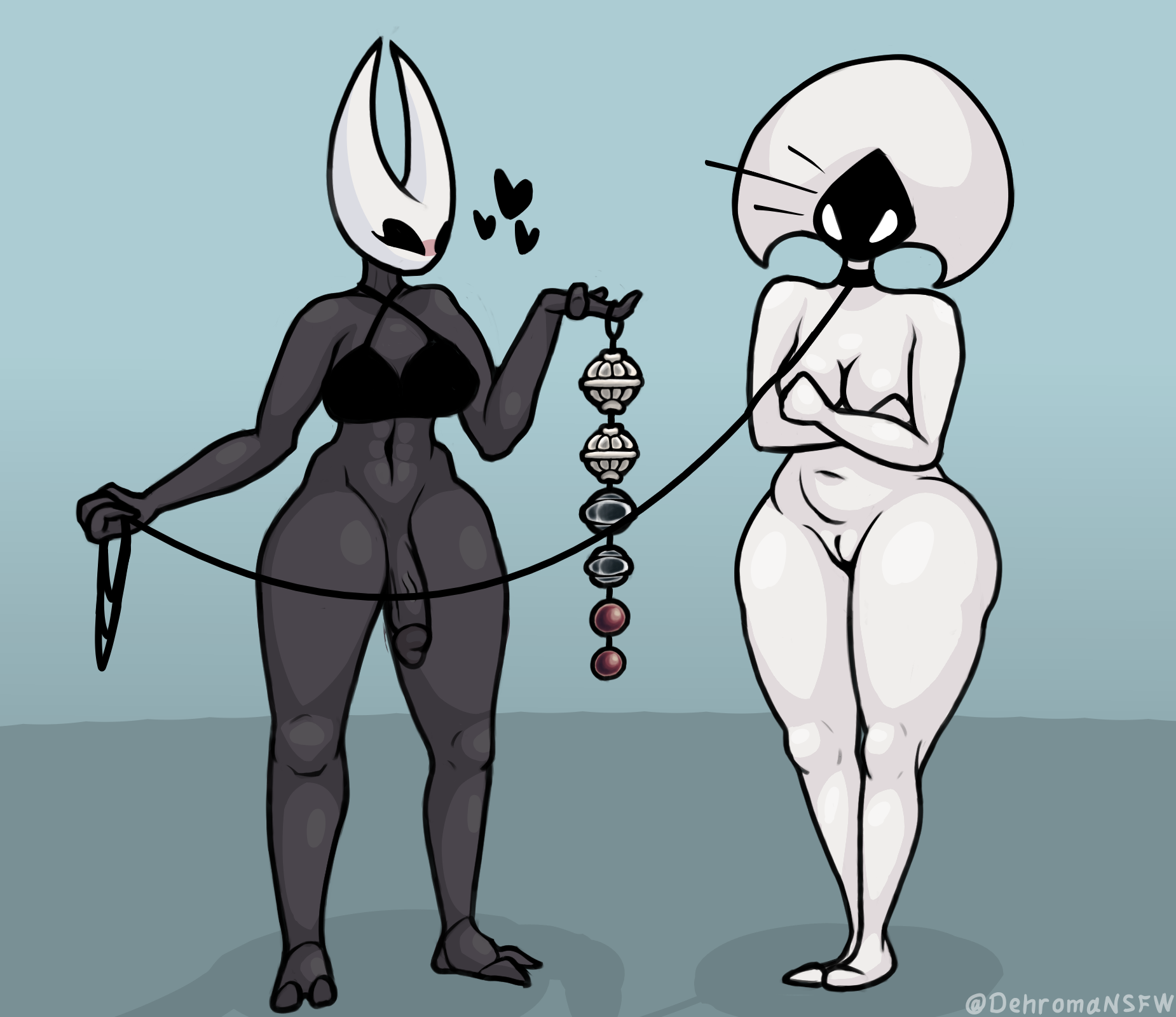 Rule34 – If it exists, there is porn of it / hornet (hollow knight), lace (hollow knight), white mask / 8850021