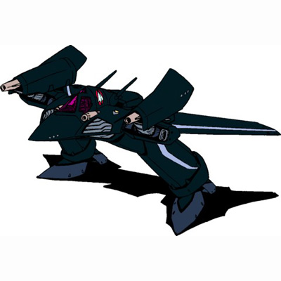 kawamori shouji, vf-17, vf-17d, macross, macross 7, lowres, official art, 1990s (style), gerwalk, mecha, no humans, production art, retro artstyle, robot, valkyrie