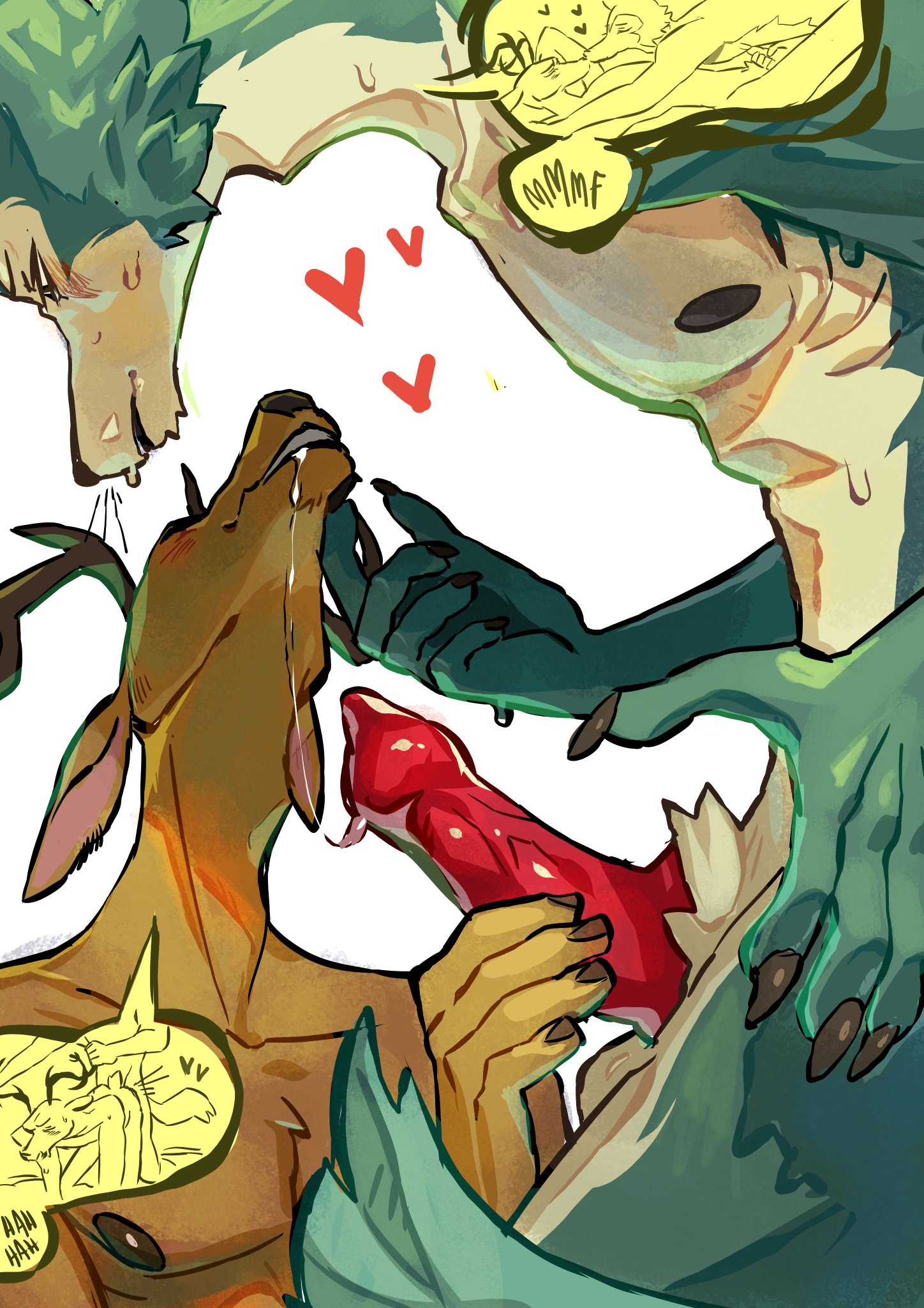 Rule34 – If it exists, there is porn of it / legoshi (beastars), louis (beastars) / 8855570