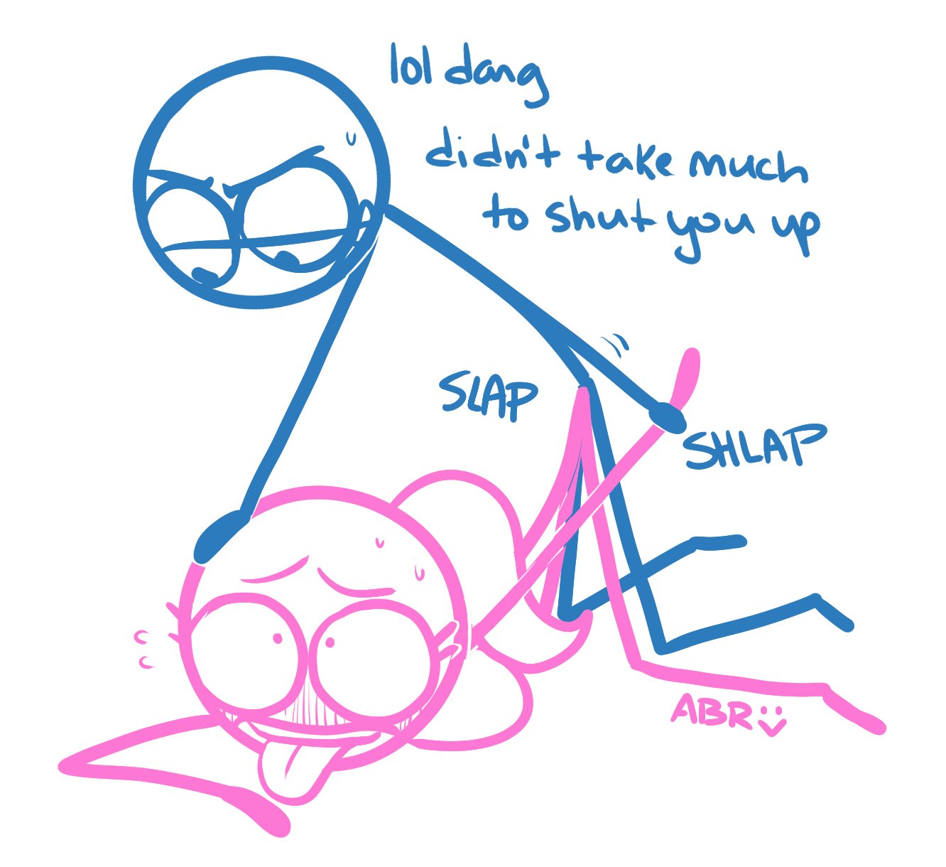 Rule34 – If it exists, there is porn of it / blue (dick figures), pink (dick figures) / 8861415