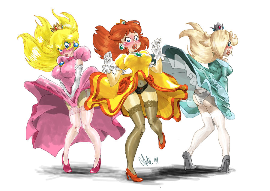 Rule34 – If it exists, there is porn of it / ra-vel, princess daisy, princess peach, princess rosalina / 439095