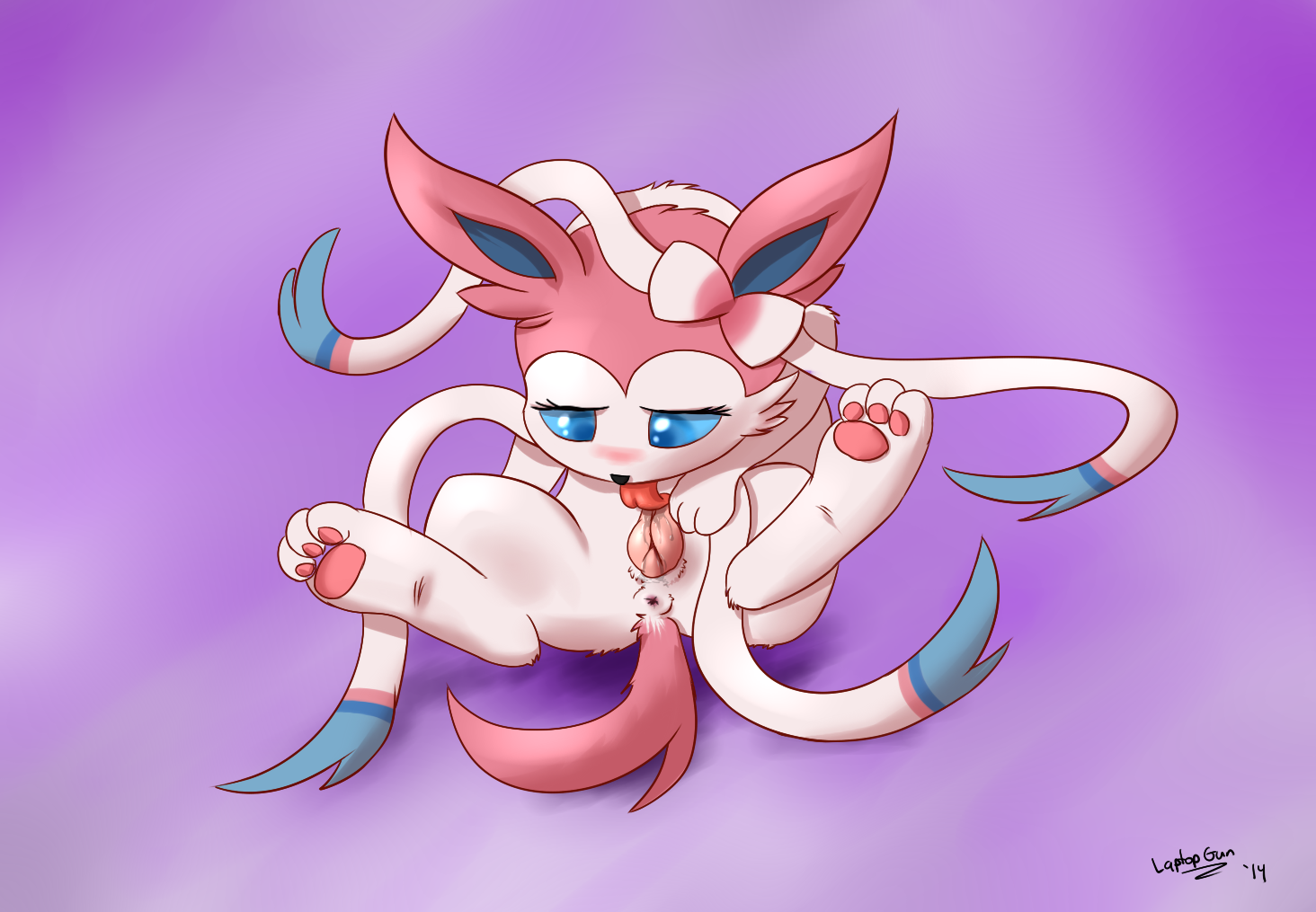 Rule34 – If it exists, there is porn of it / laptopgun, eeveelution, sylveon / 439551
