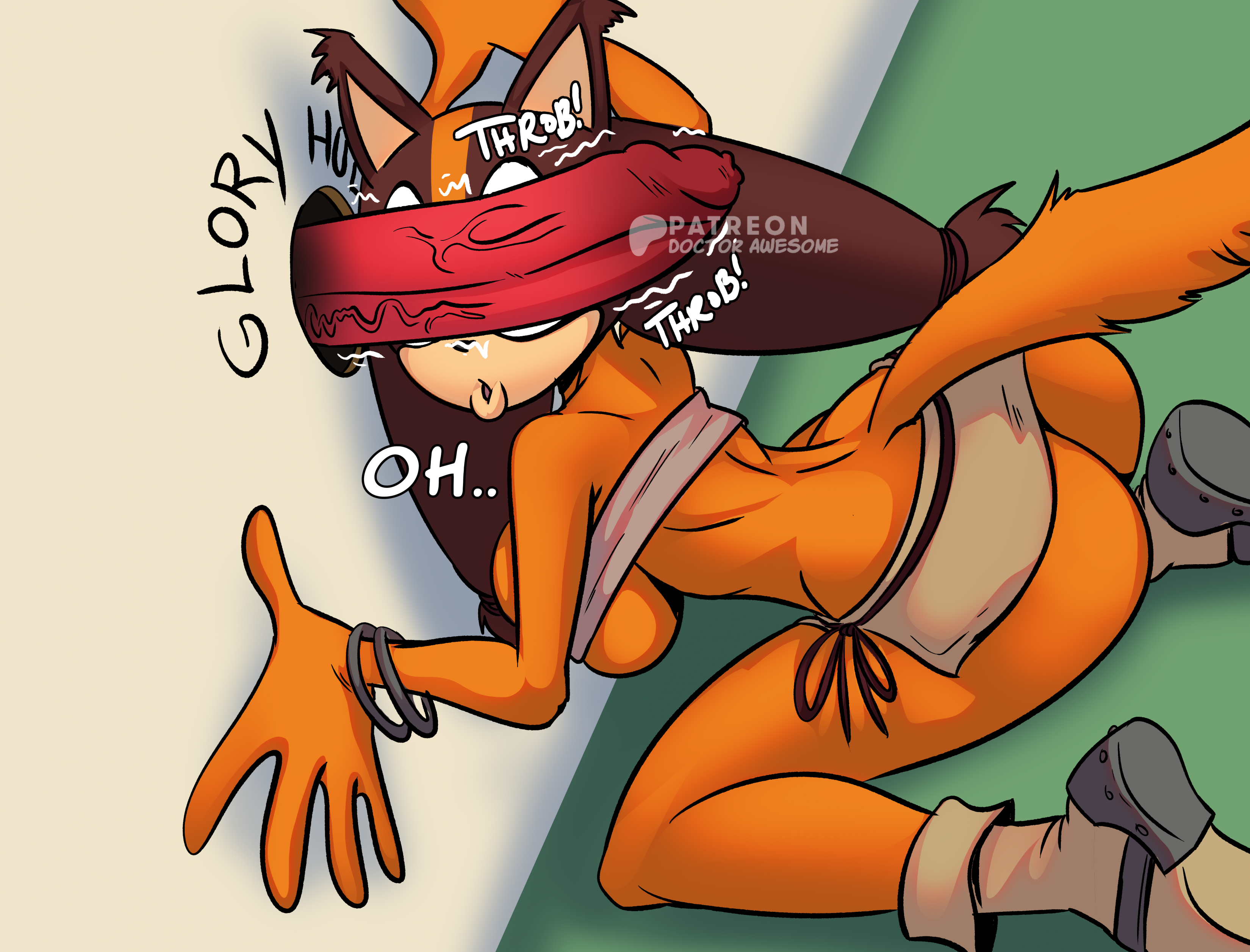 Rule34 – If it exists, there is porn of it / thebigbadwolf01, knuckles the echidna, sticks the badger, sticks the jungle badger / 8874860