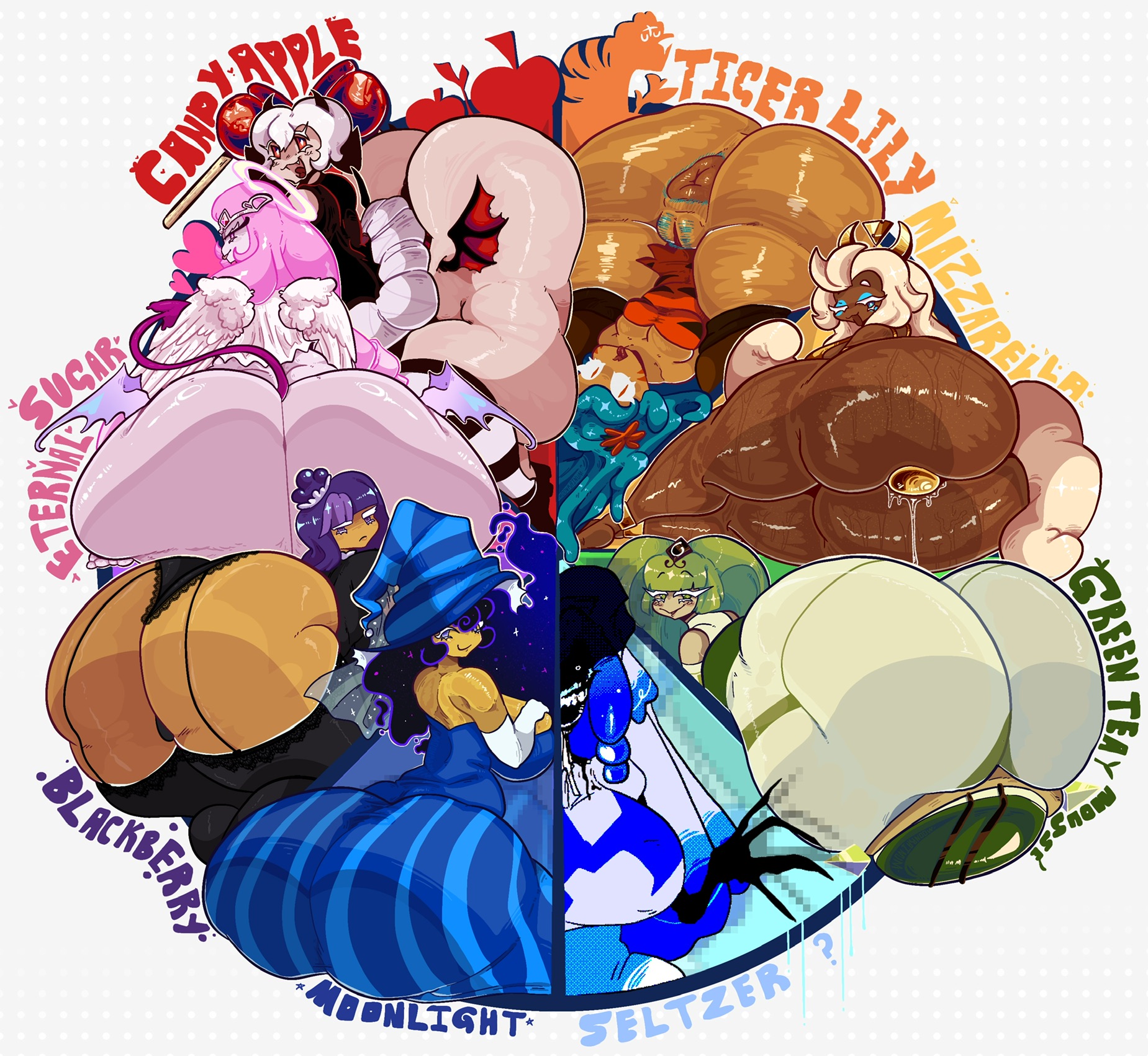 Rule34 – If it exists, there is porn of it / blackberry cookie, moonlight cookie, tiger lily cookie / 8874838