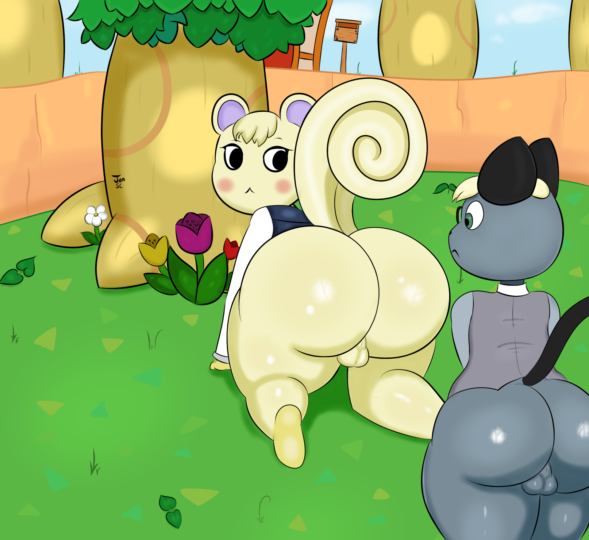 Rule34 – If it exists, there is porn of it / marshal (animal crossing), raymond (animal crossing) / 8874827