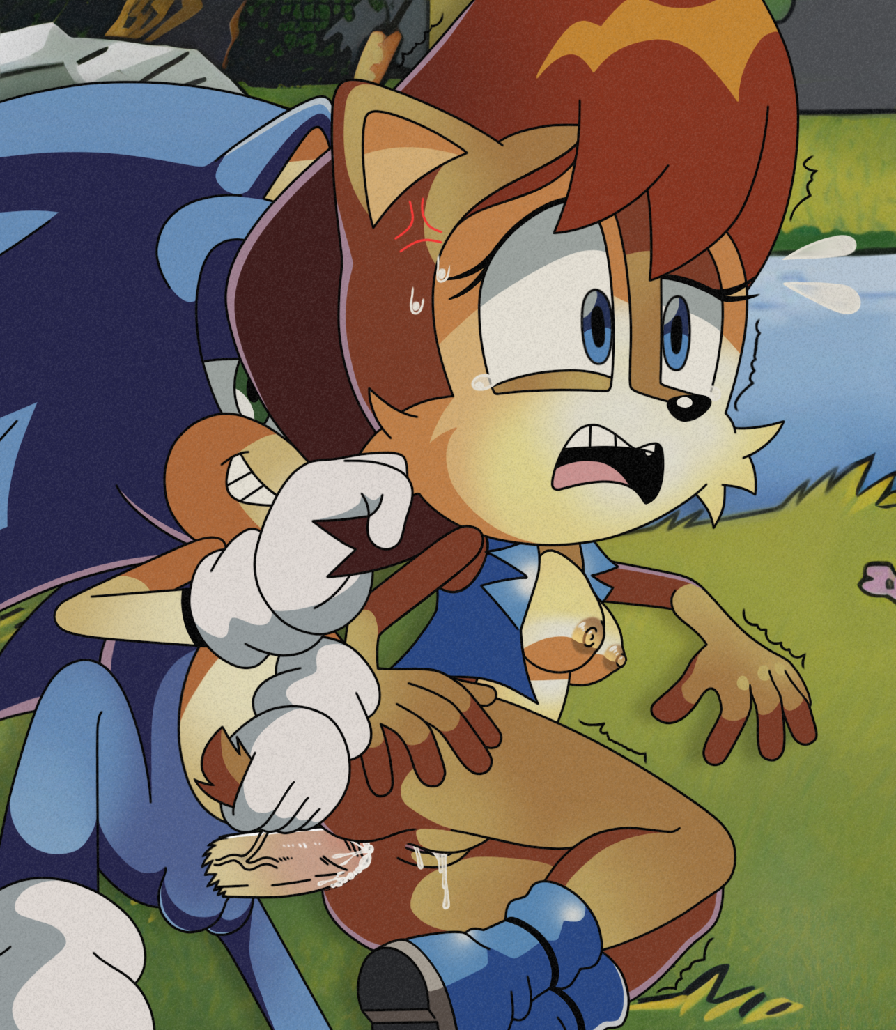 Rule34 – If it exists, there is porn of it / sally acorn, sonic the hedgehog / 8886252