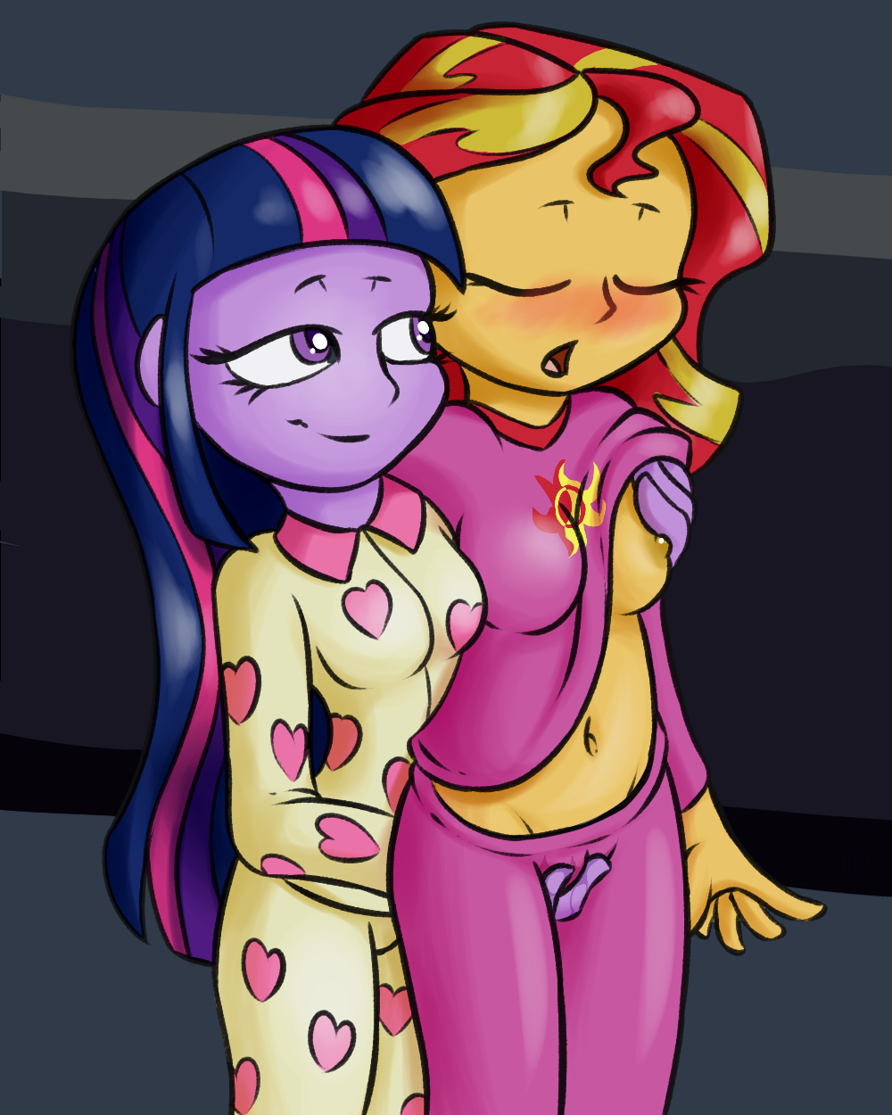 Rule34 – If it exists, there is porn of it / fearingfun, sunset shimmer, twilight sparkle (mlp) / 440671