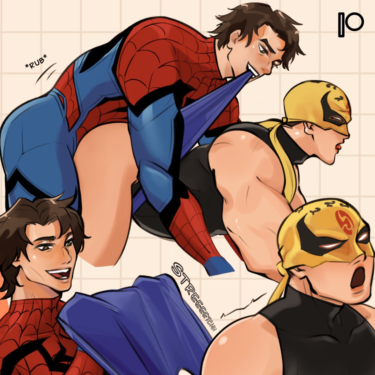 Rule34 – If it exists, there is porn of it / iron fist, peter parker, spider-man / 8889285