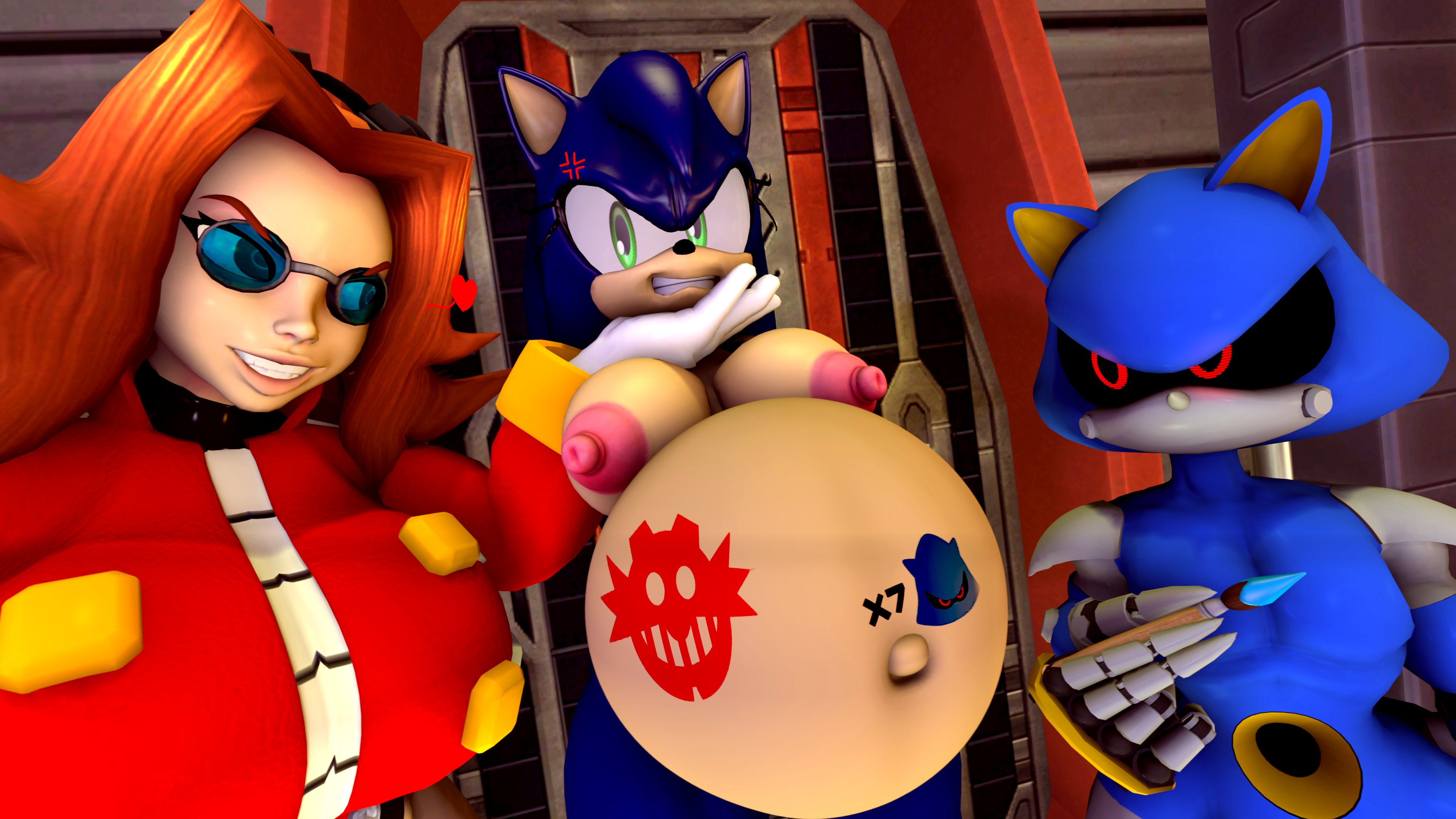 Rule34 – If it exists, there is porn of it / dr. eggman, metal sonic, sonic the hedgehog / 8891610