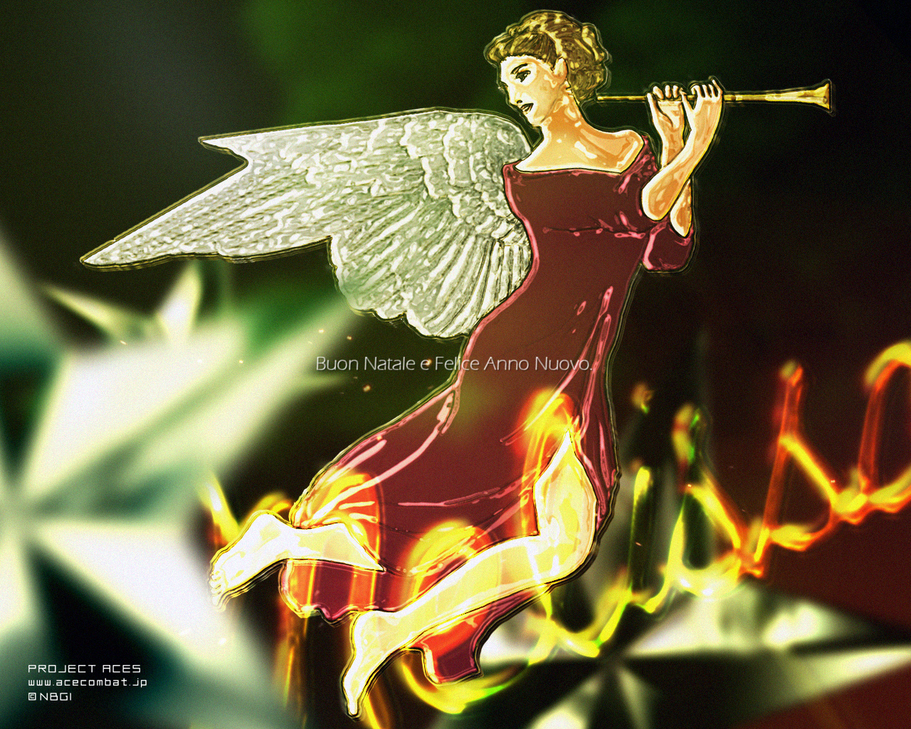 ace combat, ace combat 6, namco, official art, wings