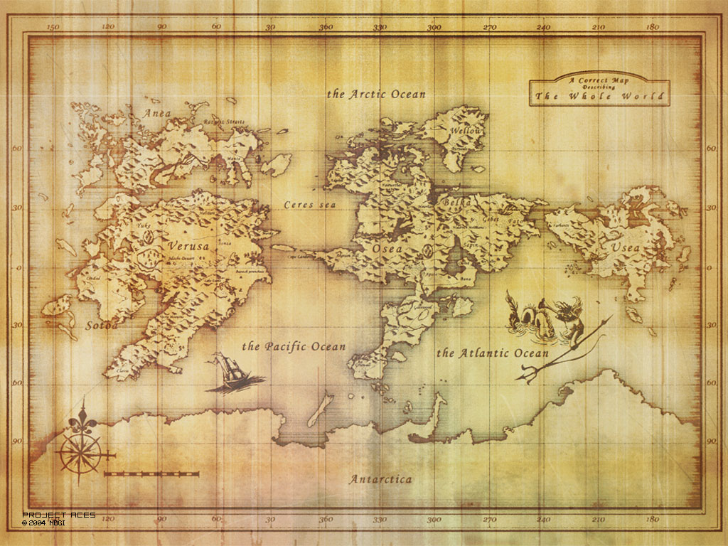 ace combat, ace combat 5, namco, official art, map