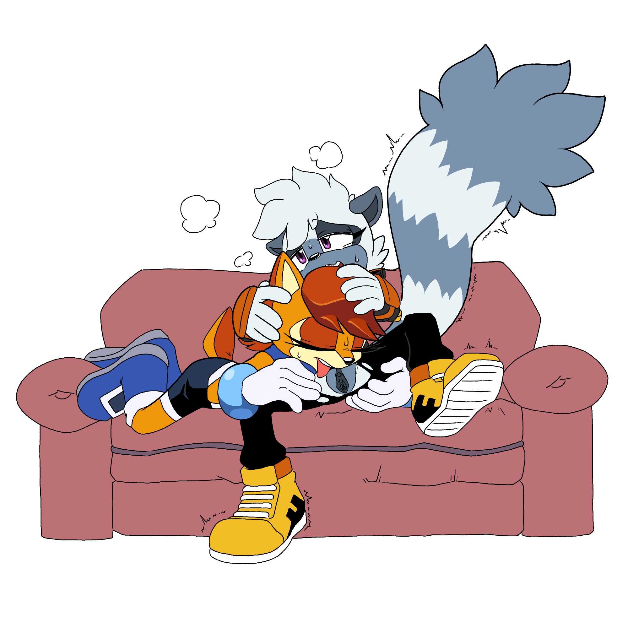 Rule34 – If it exists, there is porn of it / leatherruffian, sally acorn, tangle the lemur / 8900834