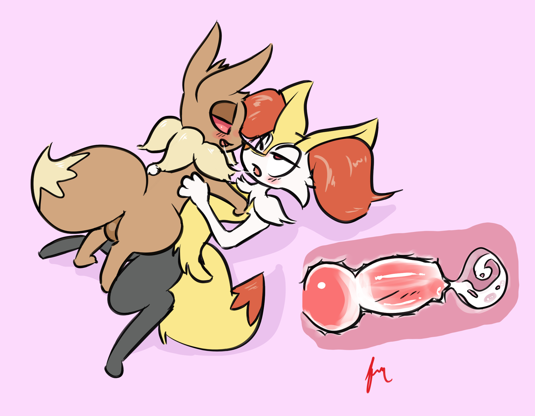 Rule34 – If it exists, there is porn of it / fluorite, braixen, eevee, eeveelution, pokemon (species) / 8901941