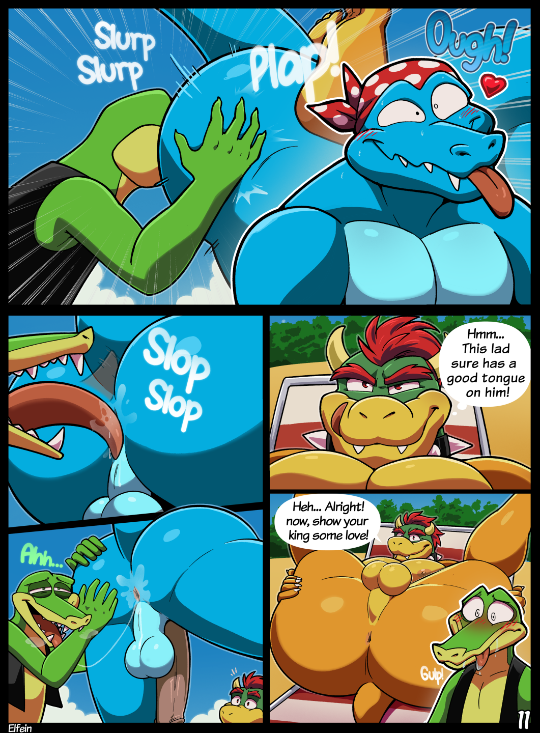 Rule34 – If it exists, there is porn of it / elfein, bowser, kremling, kruncha / 8902027